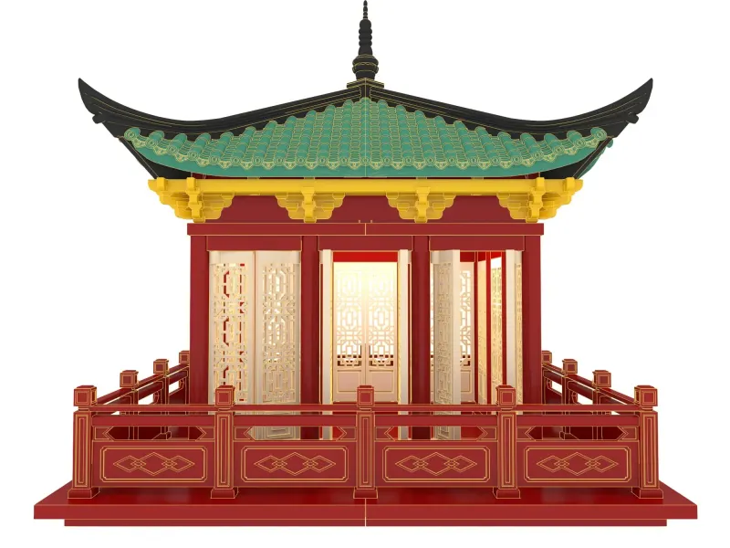 婺女洲塔(拼装版+无需拼装版）