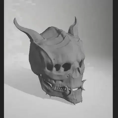 Doom Alien Demon Evil Devil Head Skull Decoration Collection