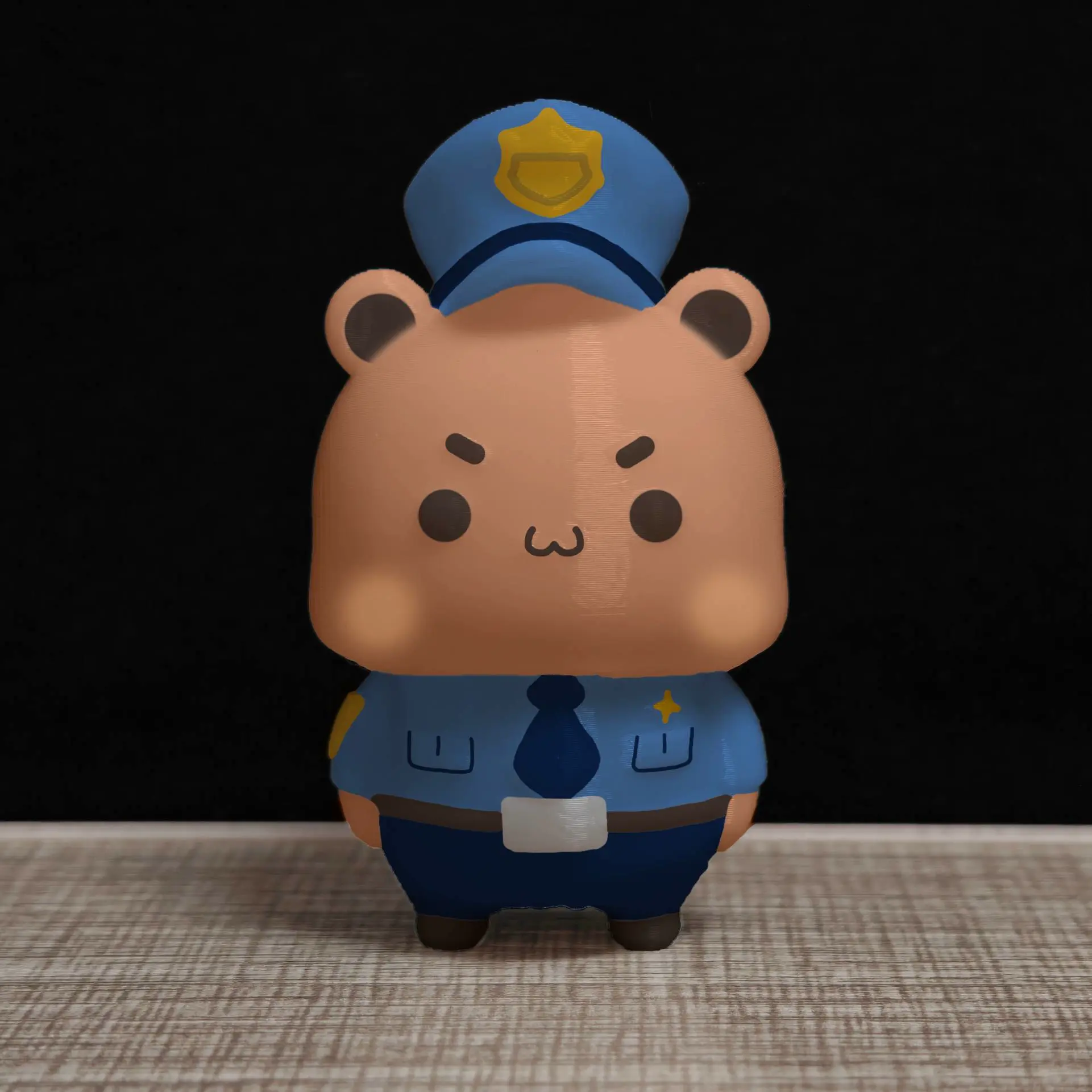 情侣熊系列-警察局布布警官（Couple Bear-police officer_bubu）
