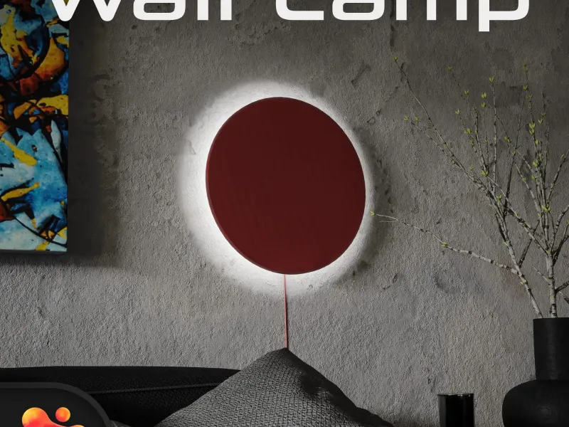 Minimalist Wall Lamp by Polymeria