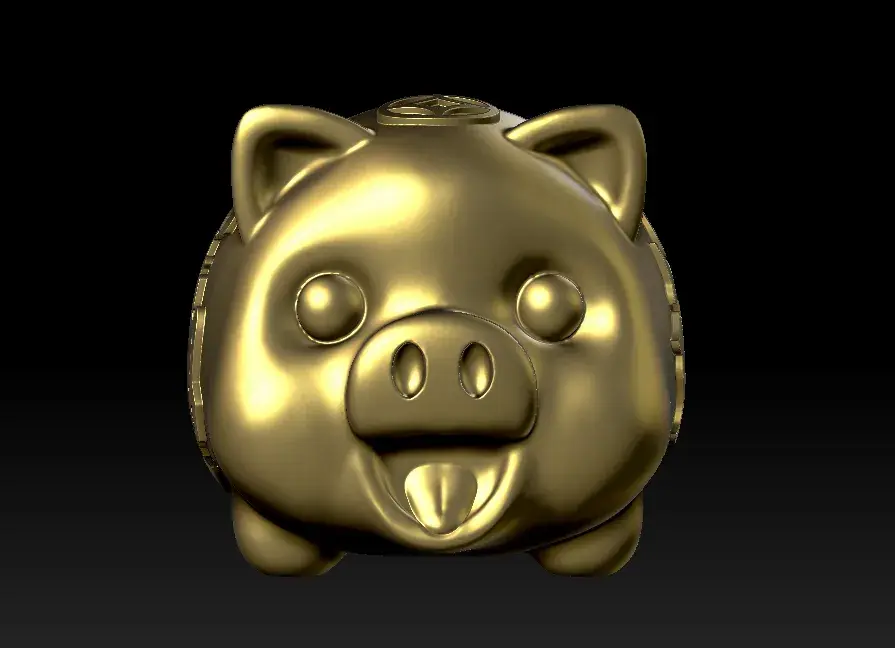 金猪存钱罐