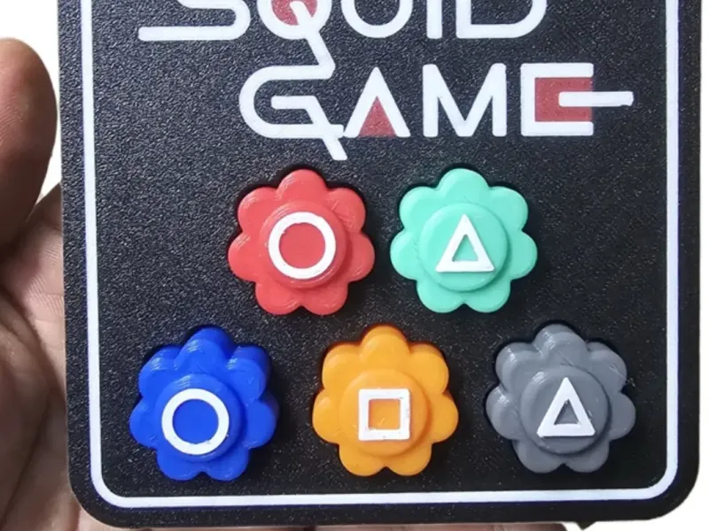 Squid Game season 2 Gonggi Game with Case to store them in.