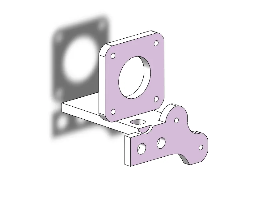 Home page module: Ender-3近程挤出改装支架