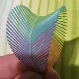 多彩羽毛书签无粘连版