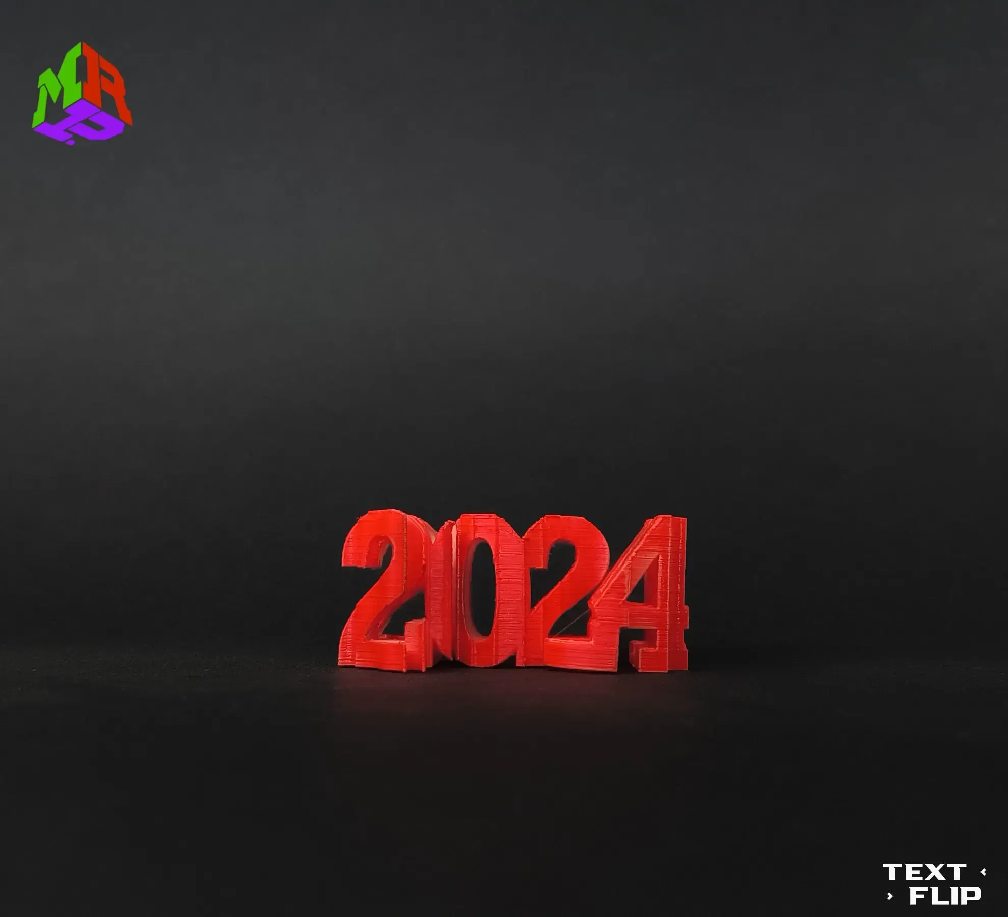 2024 x 龍 龙年翻转字 — 创想云 独家模型