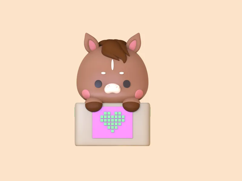 盒子12生肖---马