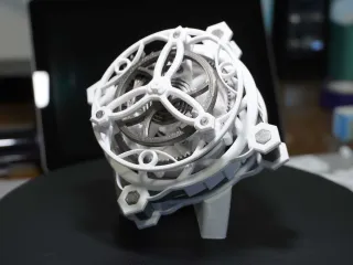 简易陀飞轮组装模型（可动）