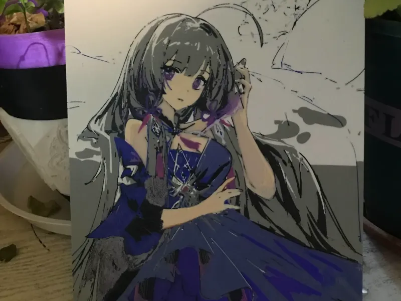 永夜Minus打印画