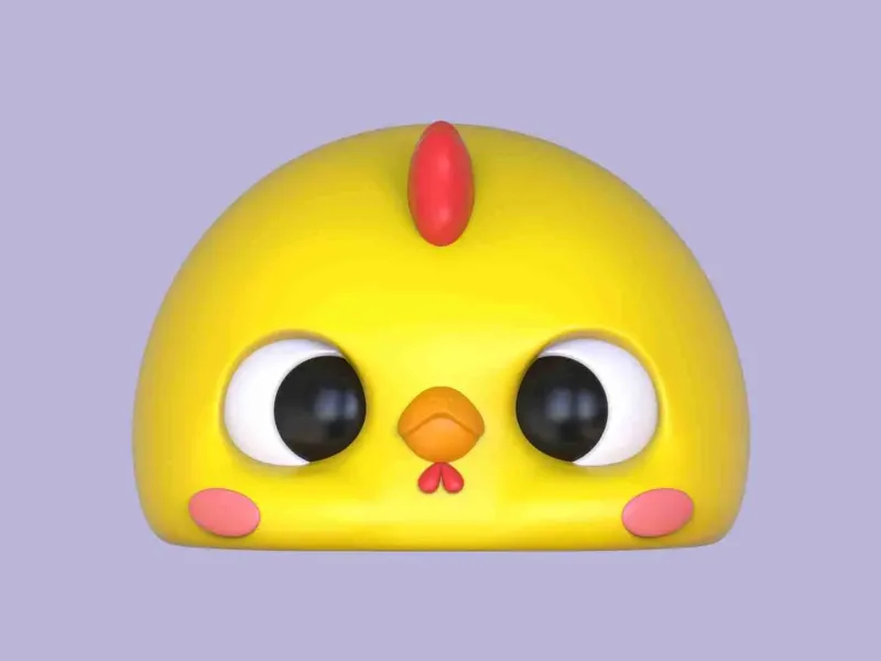 小鸡抱枕
