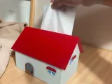 小清新风格房子抽纸盒-0