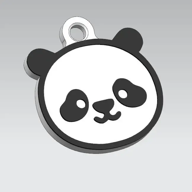 熊猫钥匙扣挂件