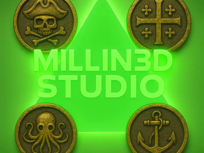 Pirate Coins Doubloons booty Treasure Cosplay prop