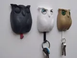 猫头鹰 - 墙上钥匙扣-0