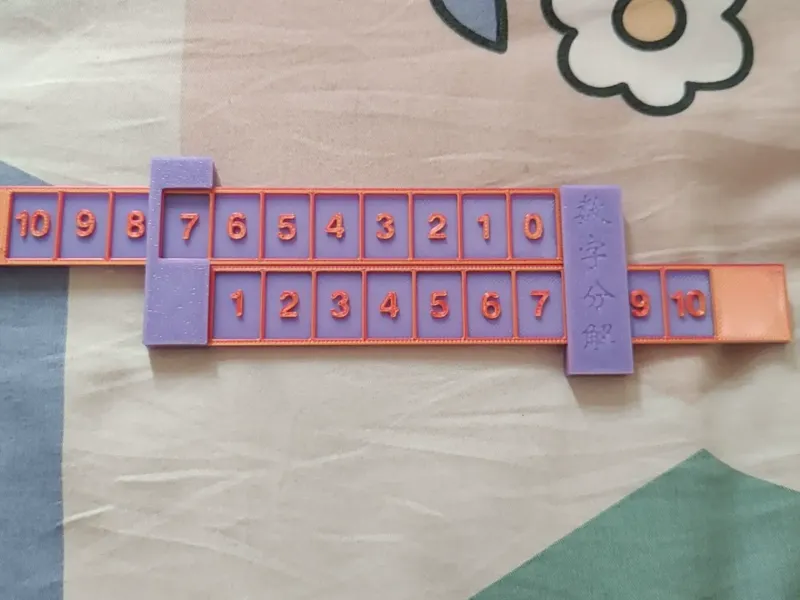 数字分解尺