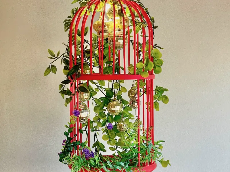 GEOMETRICAL CAGE PLANTER