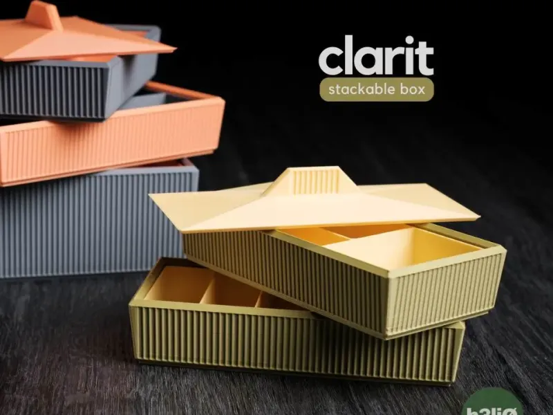 clarit • stackable boxes