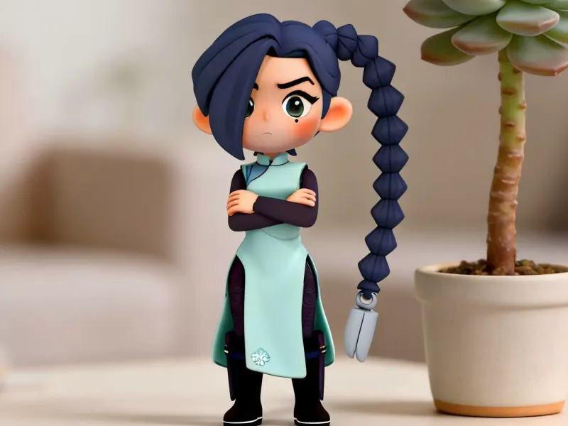 搞怪的刺客五六七梅花十三POP可爱模型摆件