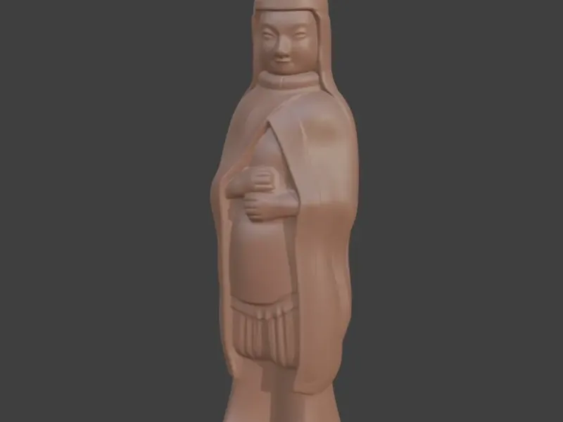 北魏鲜卑风帽俑