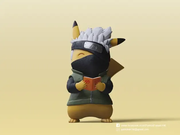 【宠物小精灵】宝可梦-皮卡丘X卡卡西 作者：Ninetales-Pikachu(Pokemon+Naruto)