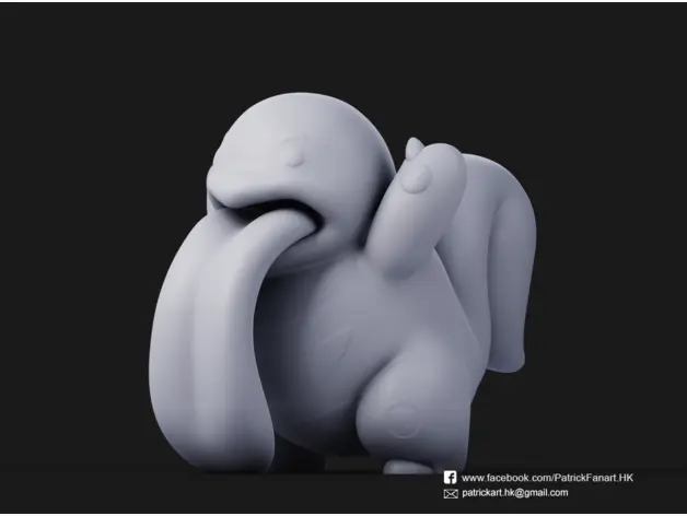【宠物小精灵】宝可梦-大舌头 作者：Ninetales-Lickitung(Pokemon)