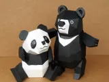 关节可活动的黑熊-2