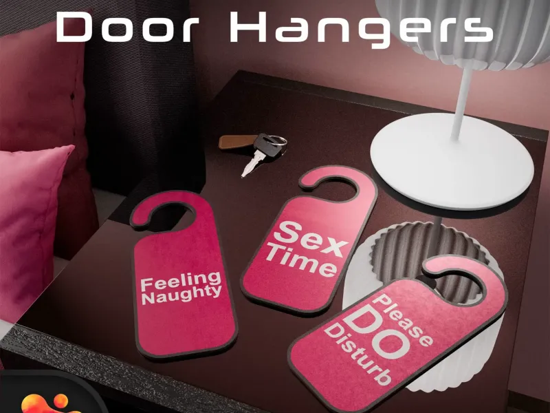 Valentine's Door Hangers by Polymeria