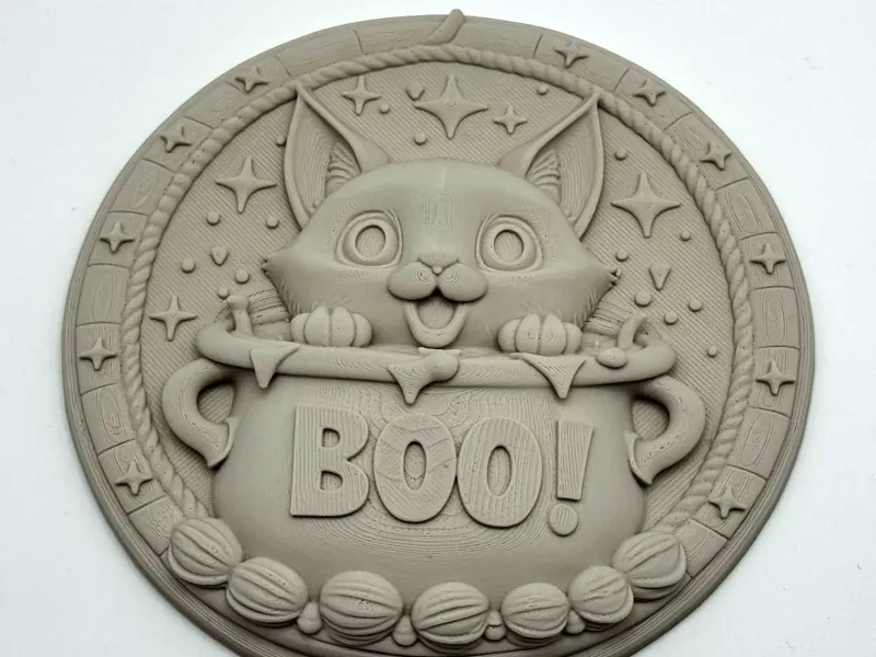 Boo Kitten Wall Decor