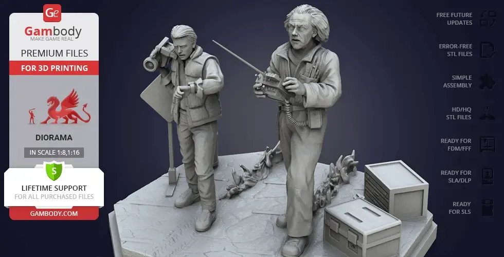 Marty McFly and Doc Brown 马丁和布朗博士