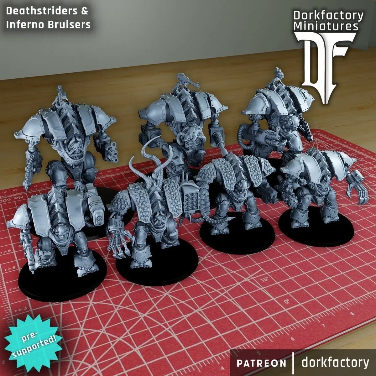 Warhammer战锤40K死亡守卫无畏机甲