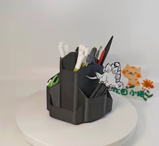 Rotating Pen Holder and Task Planner 旋转笔筒 计划打卡器-1