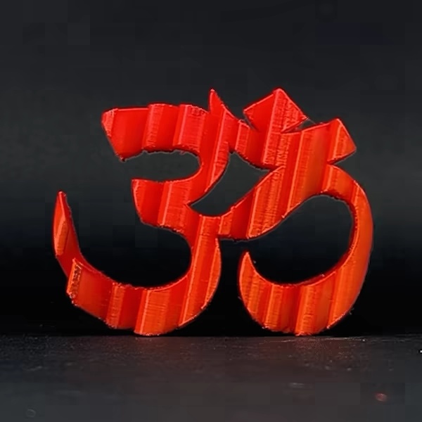 翻转文字 - 真言（唵）
