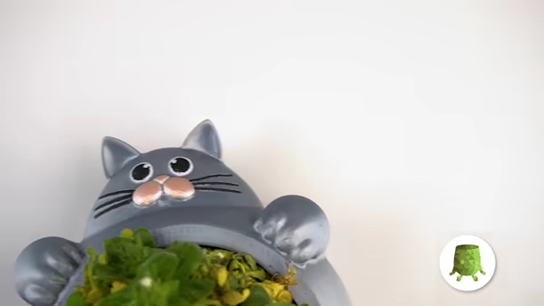 胖猫花盆