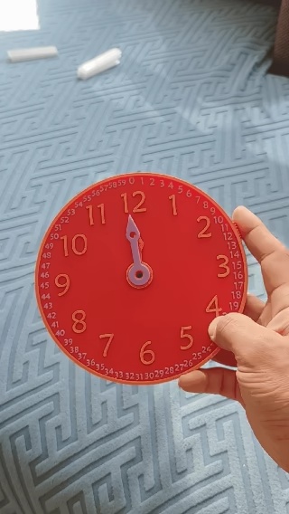 数字版 少儿学习时钟 齿轮联动