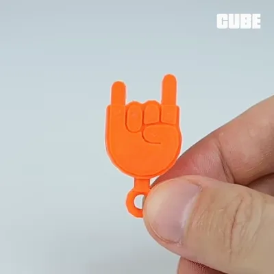 一次成型摇滚钥匙扣