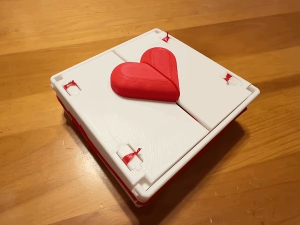 Ascending Heart Box - Valentine's 3D Printable Box