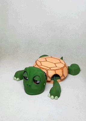 乌龟杯垫（无需支撑）Turtle cup holder (No Supports needed) 创想云-独家模型