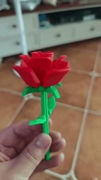 拼装玫瑰花