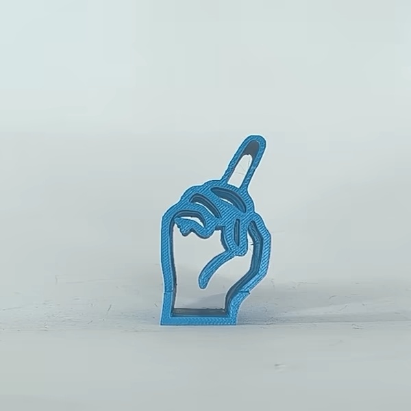 Text Flip - D（手指语）