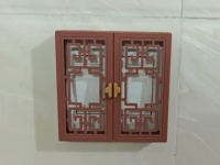 新中式花窗开关装饰
