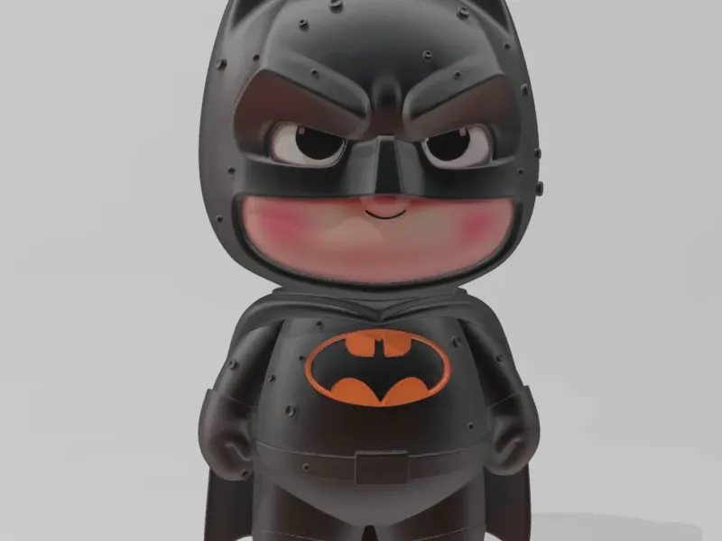 Chibi Batman 3D Model（Q 版蝙蝠侠 3D 模型 ）