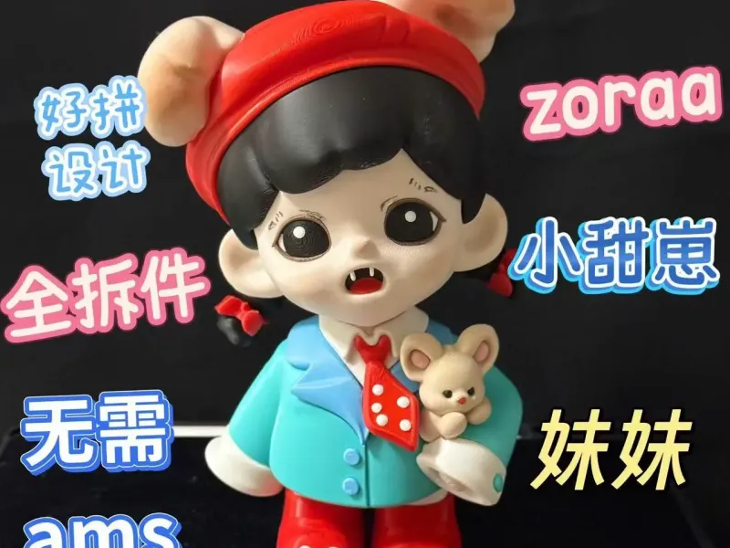 zoraa（小甜崽）全分件打印 20cm 28cm 38cm