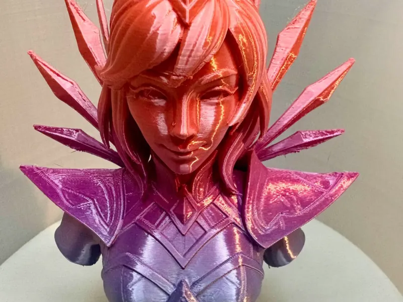 Female Armored Bust