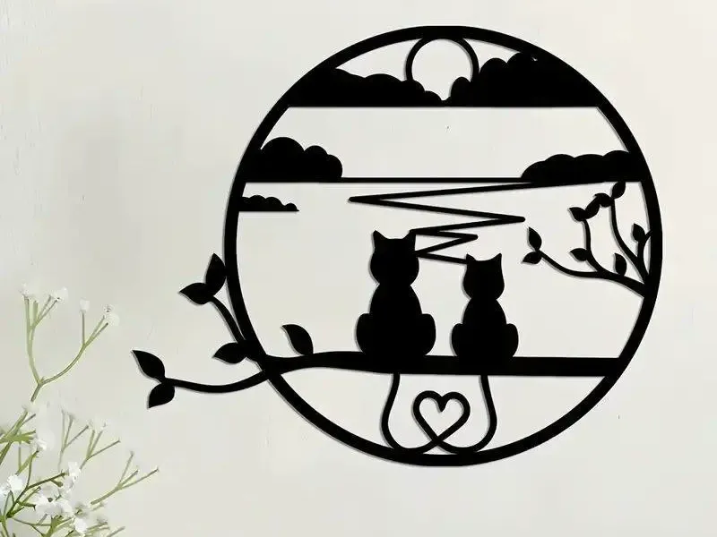 墙面艺术 猫咪之爱 001
