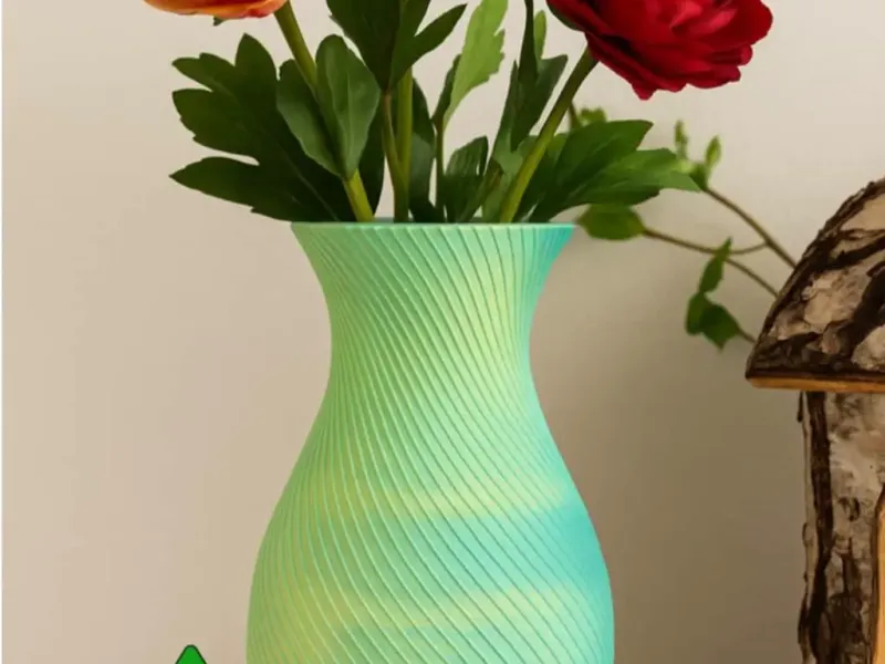 Cute Simple Spiral Flower Vase
