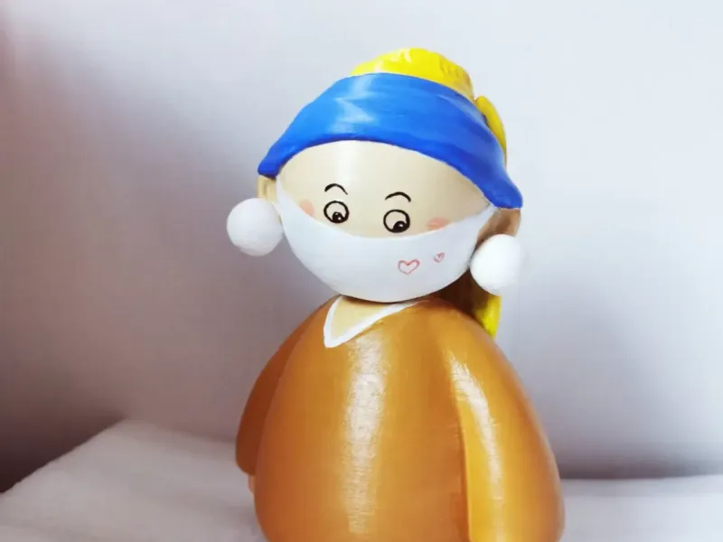 戴珍珠耳环的少女
