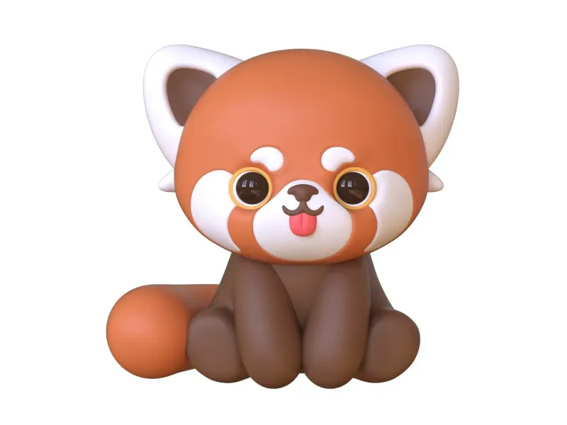 卡通小熊猫