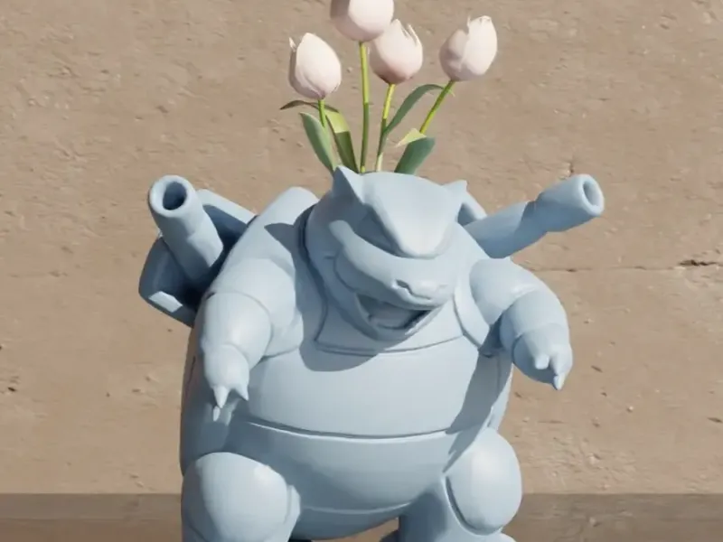 Blastoise - Pokemon Pot Plant