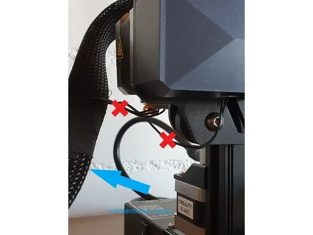 Ender3-S1 PRO线材固定件改装件