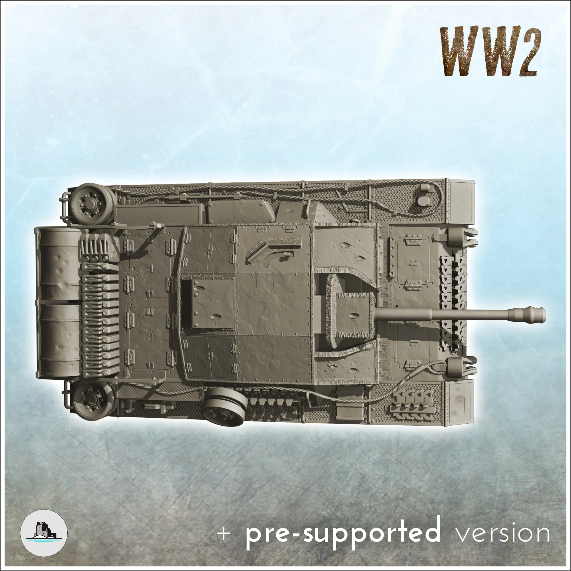 StuG III Ausf. G - WW2 German Flames of War Bolt Action