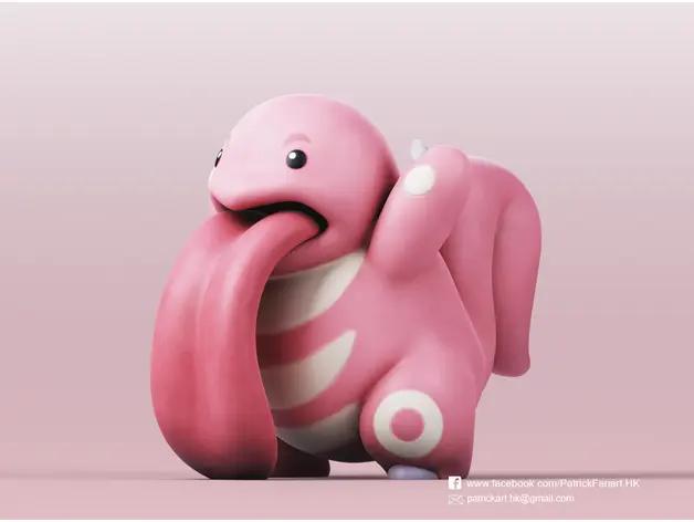 【宠物小精灵】宝可梦-大舌头 作者：Ninetales-Lickitung(Pokemon)